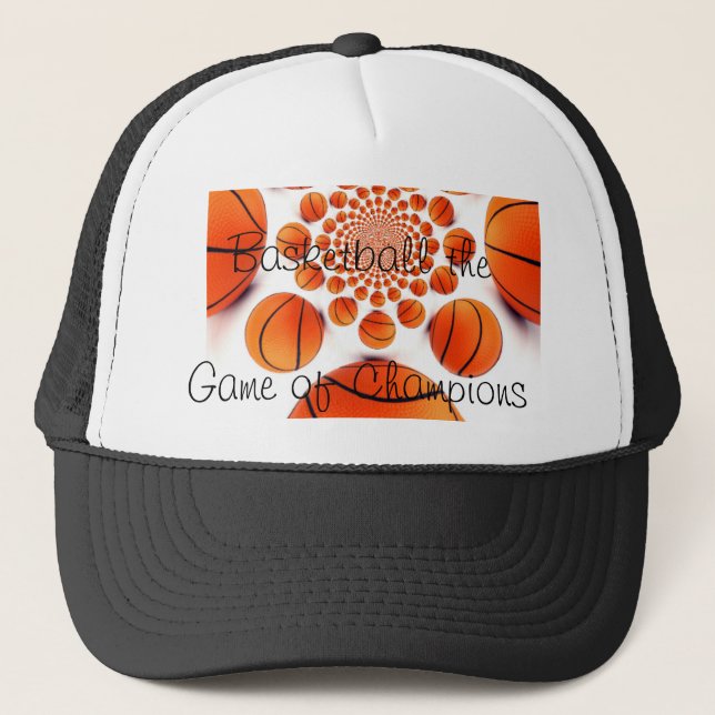 Casquette Chapeau de camion pour les conducteurs de basket-b (Devant)