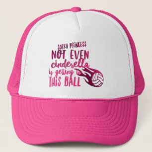 Casquette Chapeau de camion princesse de volleyball