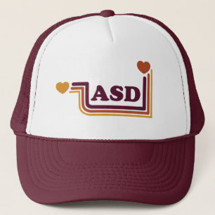 Casquette Chapeau de camion rétro de l'amour ASD