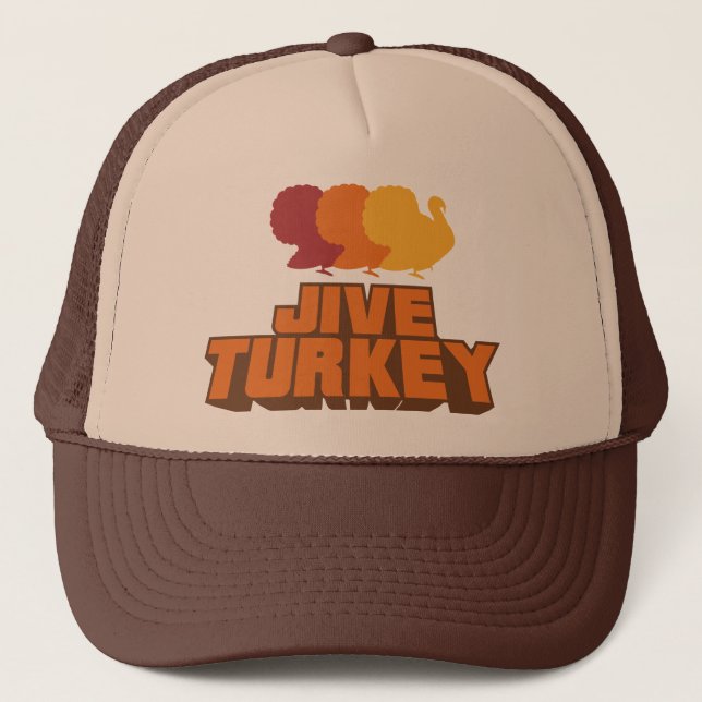Casquette Chapeau de camion rétro Jive Turkey (Devant)