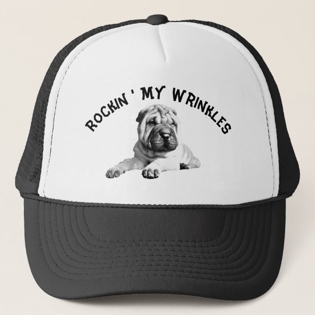 Casquette Chapeau de camion Rockin' My Wrinkies Shar Pei Tru (Devant)