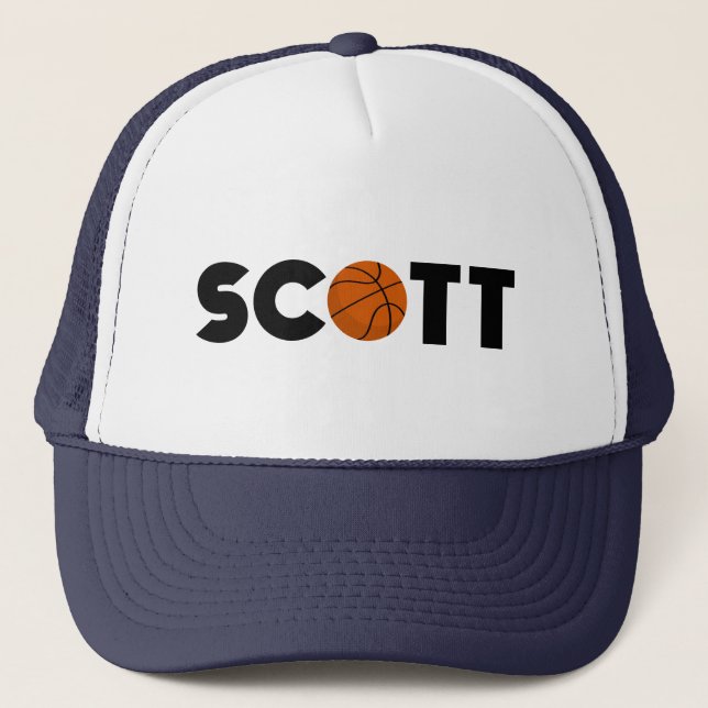 Casquette Chapeau de camion Scott Basketball (Devant)