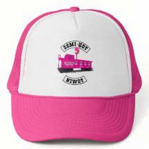 Chapeau de camion semi-chaud Niwot - rose
