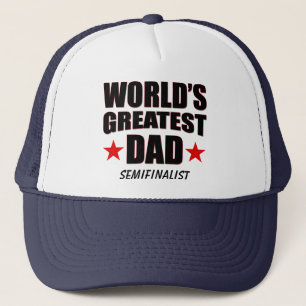 Casquette Chapeau de camion semi-finaliste pour papa le plus