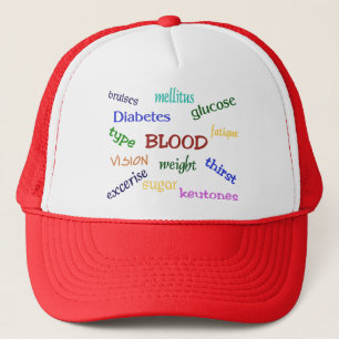 Casquette Chapeau de camion sur le diabète