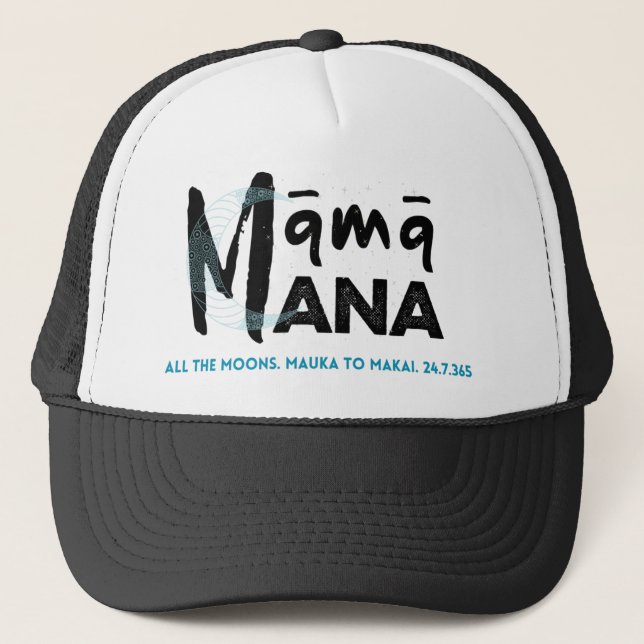 Casquette Chapeau de camion "toutes les lunes" de MAMAMAMAMA (Devant)