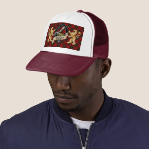 Casquette Chapeau de camion Wallace Scottish Tartan & Badge