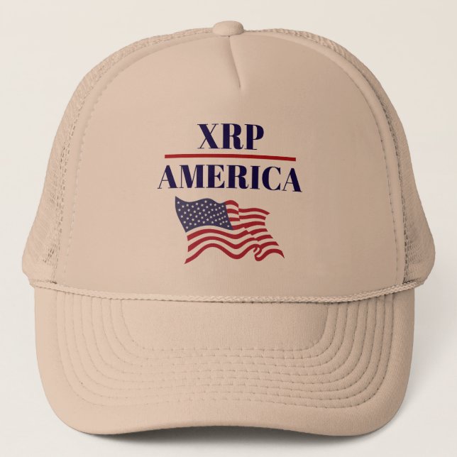 Casquette Chapeau de camion XRP America (Devant)