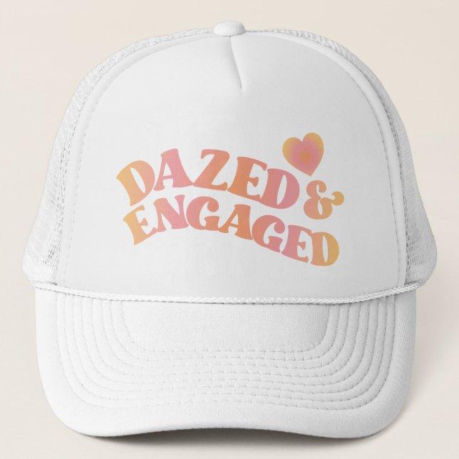 Casquette Chapeau de camionnette de Bachelorette rôti et eng (Devant)