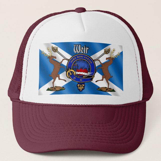 Casquette Chapeau de camionnette de badge de Weir Clan (Devant)