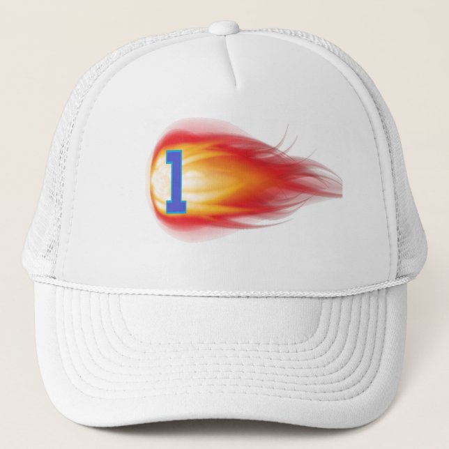 Casquette Chapeau de camionnette de balle no 1 (Devant)