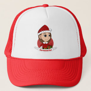 Casquette chapeau de camionnette de bande dessinée de Noël