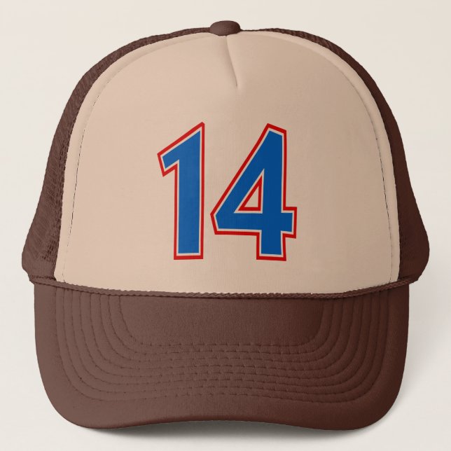 Casquette Chapeau de camionnette de fête du 14e anniversaire (Devant)