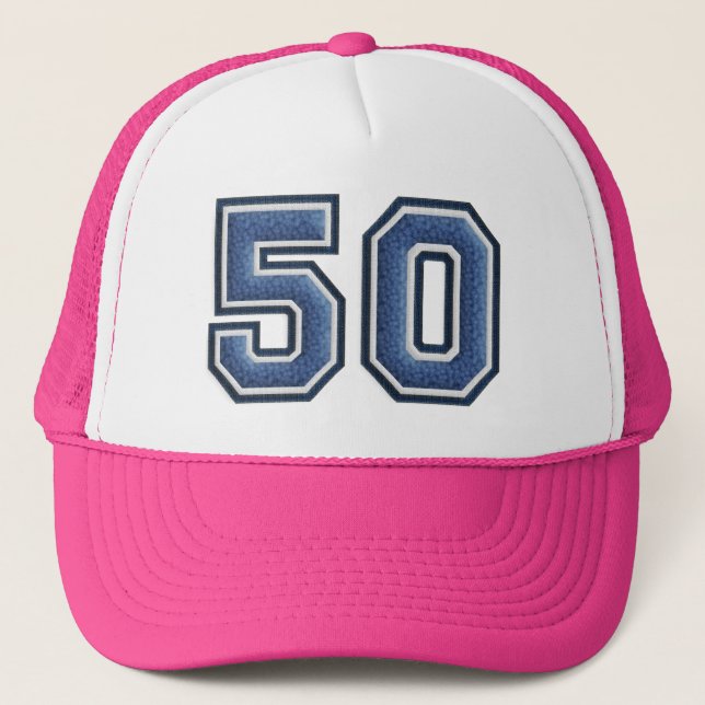 Casquette Chapeau de camionnette de la fête du 50e anniversa (Devant)
