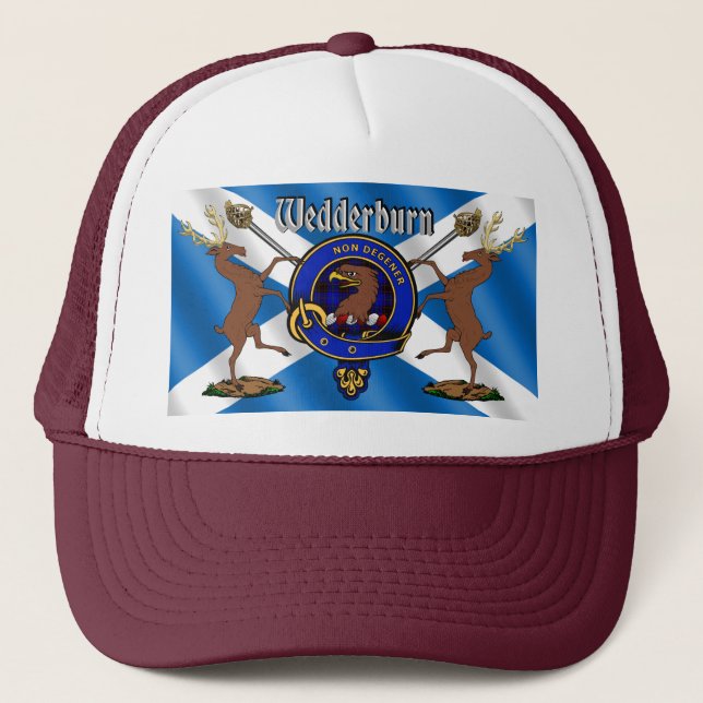 Casquette Chapeau de camionnette d'insigne de clan de mariag (Devant)