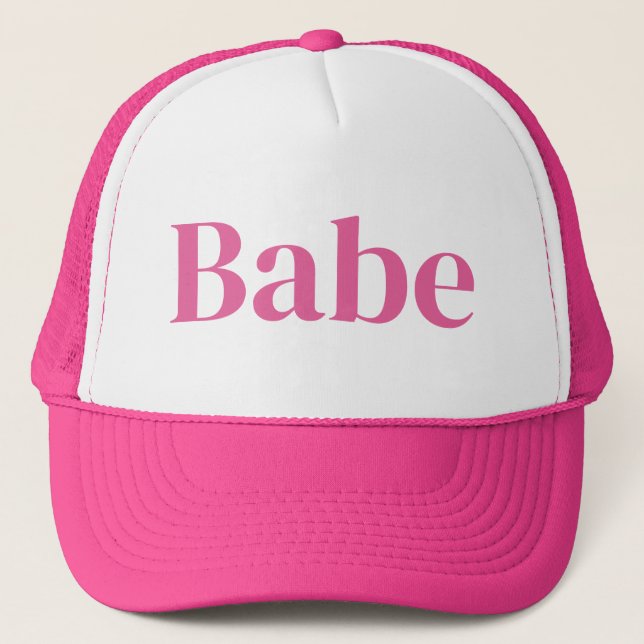 Casquette Chapeau de camionnette rose Bachelorette (Devant)