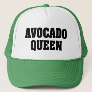 Casquette Chapeau de camionneur amusant Avocado Queen