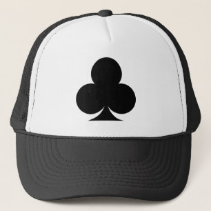 Casquette Chapeau de camionneur de clubs de cartes à jouer n