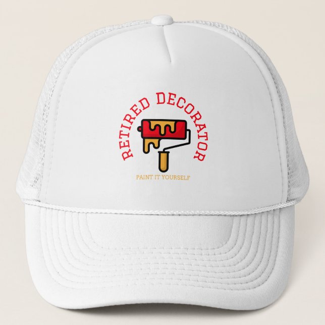 Casquette Chapeau de camionneur décorateur retraité (Devant)