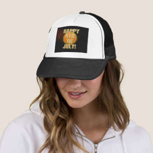 Casquette chapeau de camionneur Fireworks 9 4 juillet
