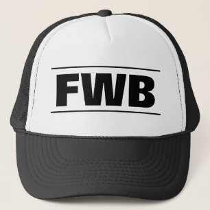 Casquette chapeau de camionneur FWB Signifie Amis avec ava