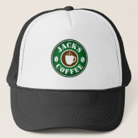 Chapeau de camionneur pour barista pour le logo fè