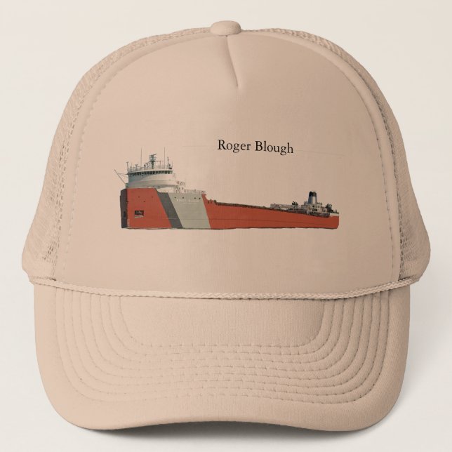 Casquette Chapeau de camionneur Roger Blough (Devant)