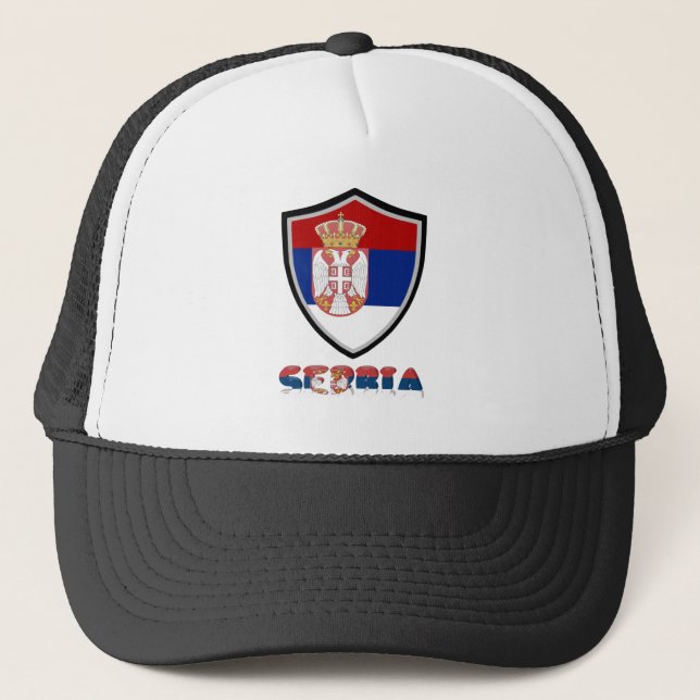 Casquette Chapeau de camionneur serbe (Devant)