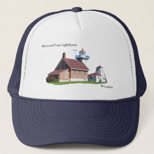 Casquette Chapeau de camionneur Sherwood Point Lighthouse