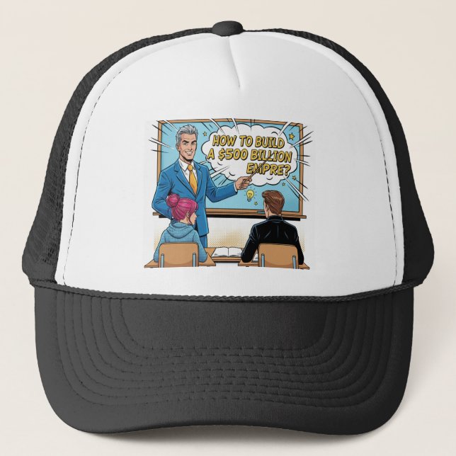 Casquette Chapeau de Constructeur d'Empire Milliardaire Pop  (Devant)