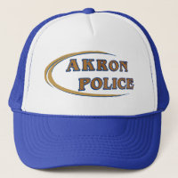 Chapeau de Département de Police d'Akron Ohio