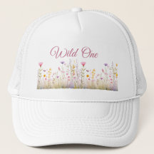 Chapeau de femme Wild One, jardin de fleurs sauvag