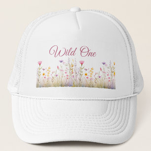 Casquette Chapeau de femme Wild One, jardin de fleurs sauvag