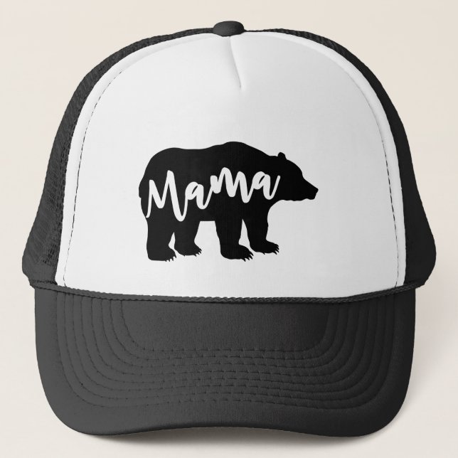 Casquette Chapeau de la maman Bear Trucker (Devant)