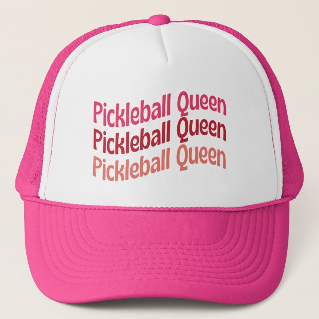 Casquette Chapeau de Pickleball Queen Trucker pour Picklebal (Devant)