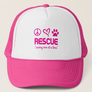 Casquette Chapeau de sauvetage "Sauver un à la fois" (rose)