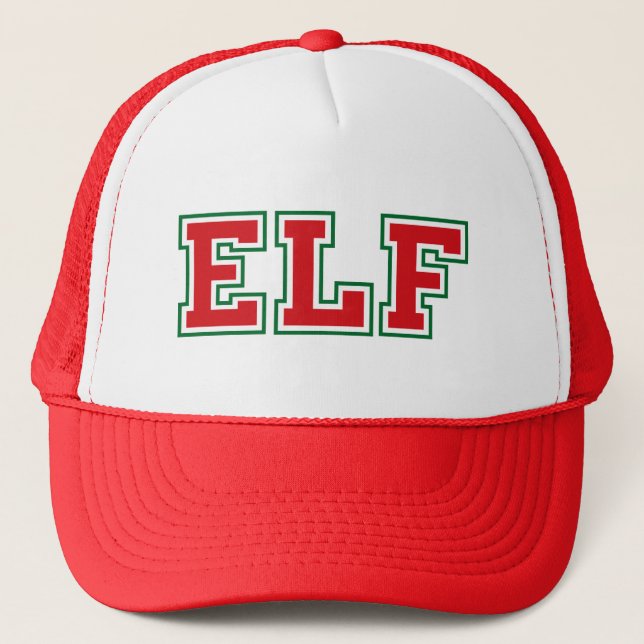 Casquette Chapeau de Trucker Elf Holiday (Devant)