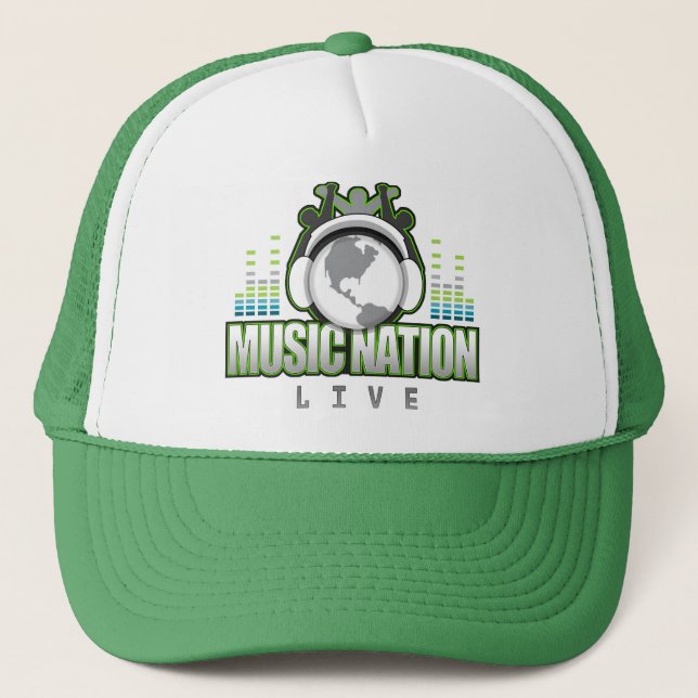Casquette Chapeau de Trucker Live de Music Nation (Devant)