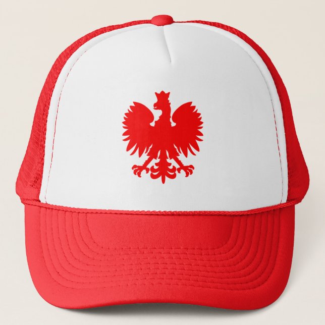 Casquette Chapeau de Trucker polonais (Devant)
