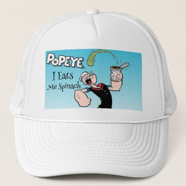 Casquette Chapeau de Trucker Popeye (Devant)