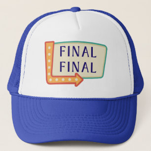 Casquette Chapeau dernier camionneur