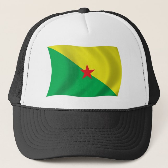 Casquette Chapeau Drapeau de la Guyane française (Devant)