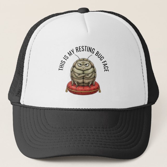 Casquette Chapeau drôle d'insecte bug (Devant)