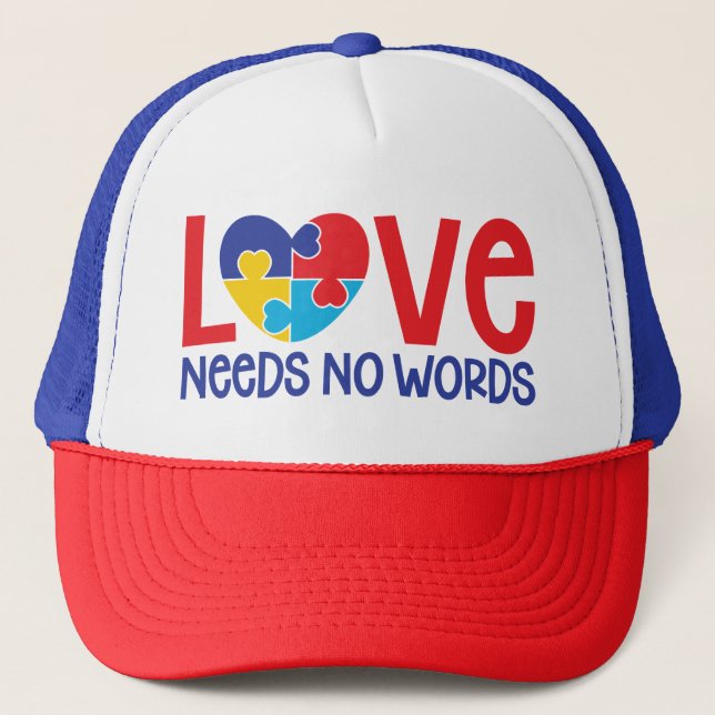 Casquette Chapeau du camionneur d'autisme/Casquette (Devant)