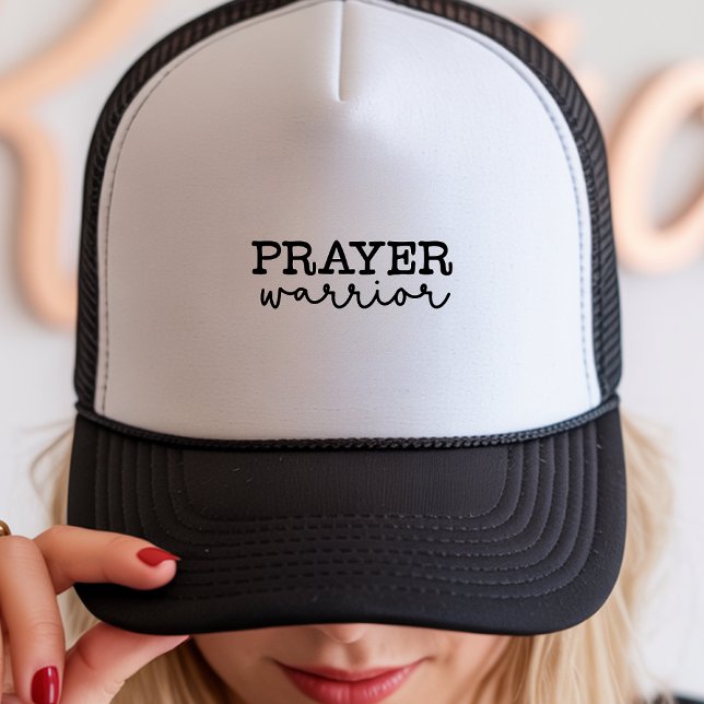 Casquette Chapeau du camionneur de foi guerrier de prière (Créateur téléchargé)
