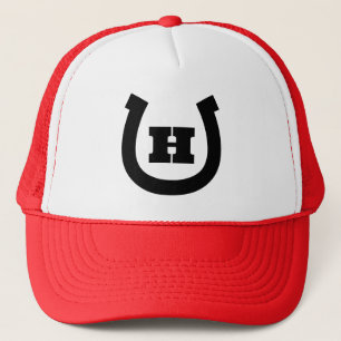 Casquette Chapeau du camionneur de logo monogramme Horseshoe