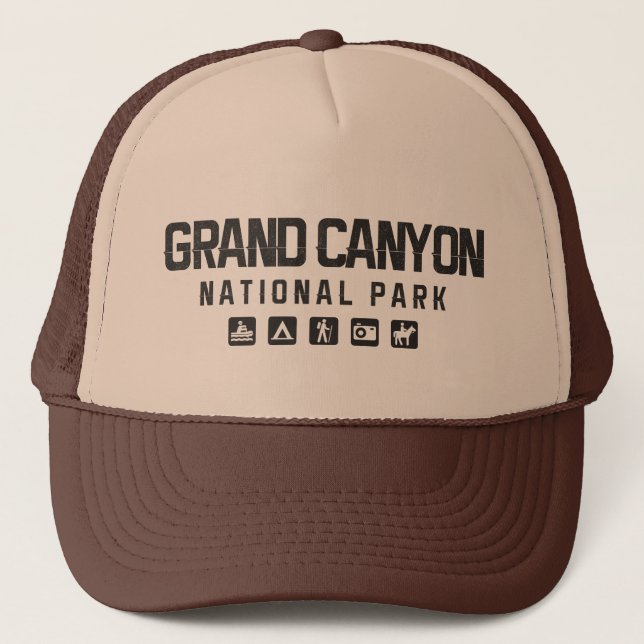 Casquette Chapeau du camionneur du parc national du Grand Ca (Devant)