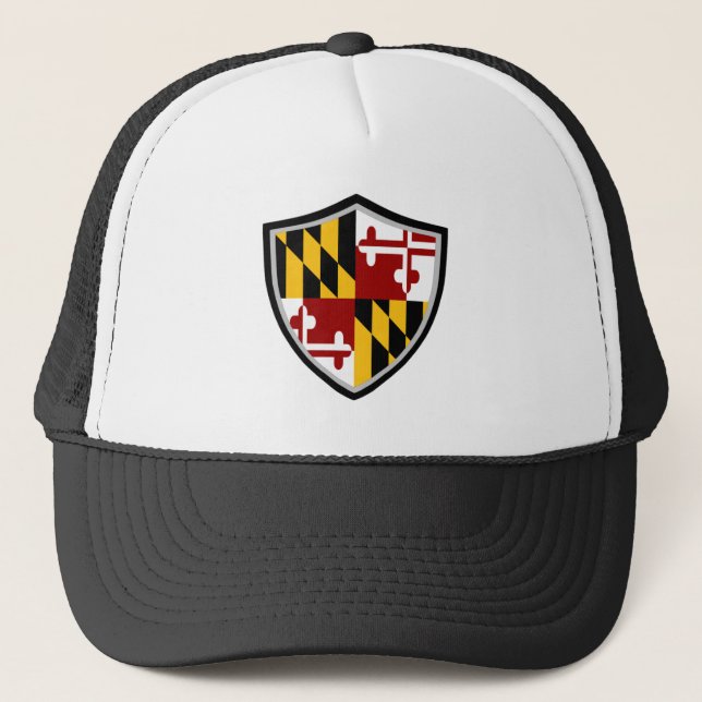 Casquette Chapeau du drapeau du Maryland (Devant)