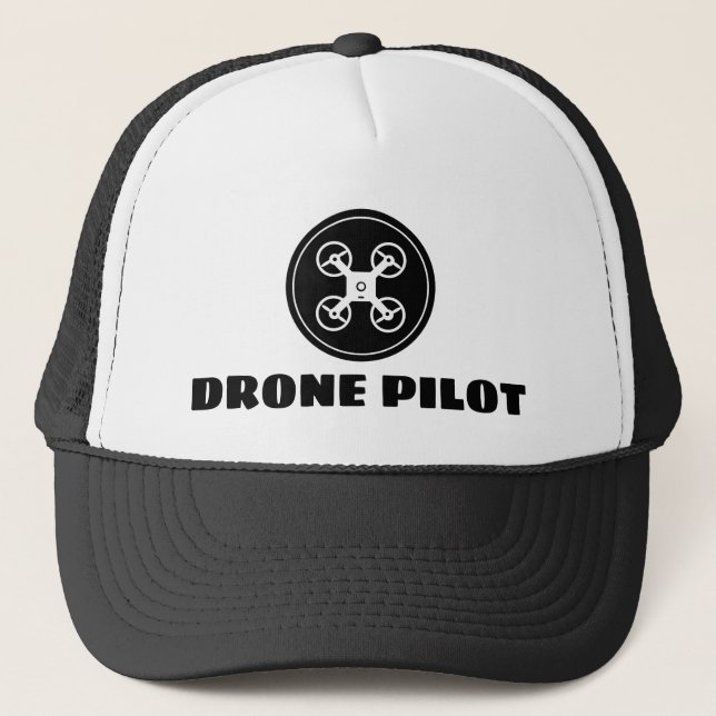 Casquette Chapeau du pilote de drone (Devant)