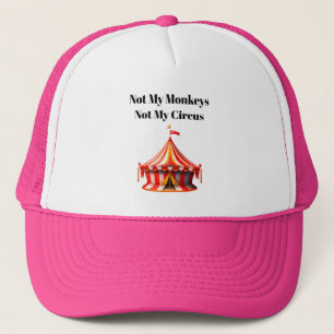 Casquette Chapeau en mousse de proverbe pas mes singes